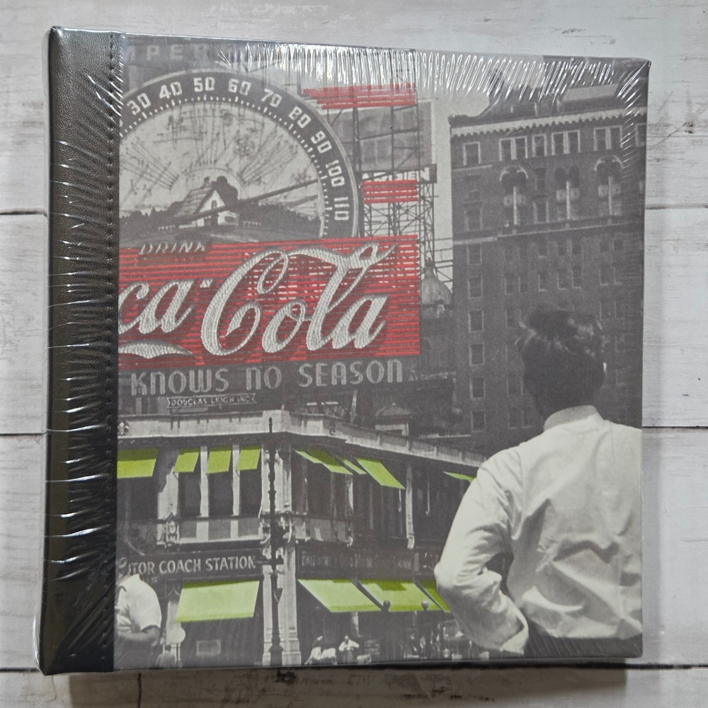 Time Life Coca-Cola Photo Album‎ Vintage Americana Cityscape Black Red